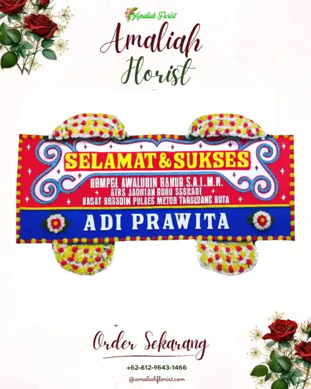 Papan Bunga Ucapan Selamat Tomulabutao